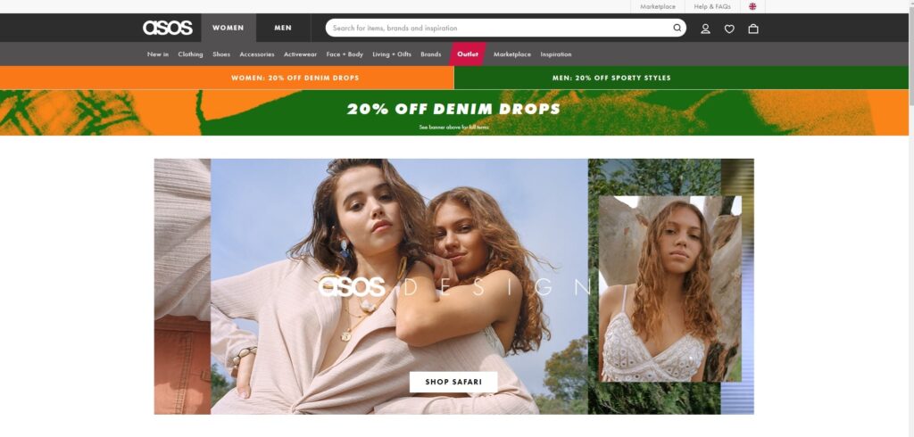 ASOS user experience